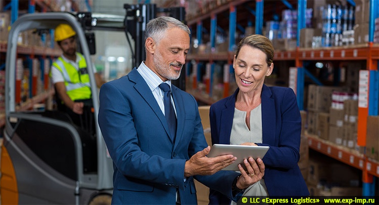 Responsible storage of goods. Temporary storage warehouse